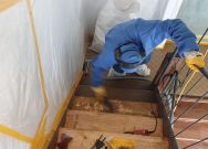 Asbesthaltiger Belag