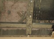 Asbesthaltiges Brandschott